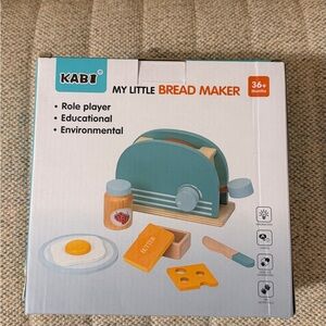 My Little Bread Maker Toy Set - Blue and Tan